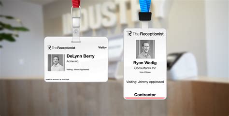 rfid visitor badges|visitor badge management.